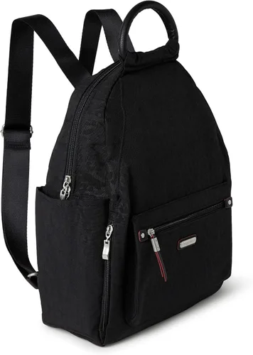 Miniatura 70 de Baggallini Mochila todo el día para mujer con pulsera de teléfono RFID, Negro, talla única