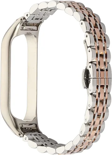 Miniatura 11 de Mi Band 6 bandas de repuesto, correa de metal para reloj, correa de acero inoxidable, pulsera de negocios, pulsera de repuesto para mujeres y A04