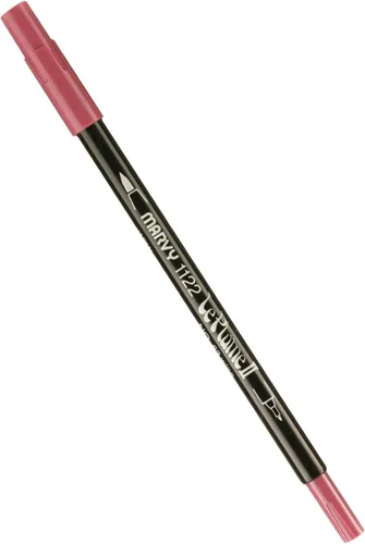 Miniatura 107 de Uchida 1122-C-3 Marvy Extra Fine Tip Le Plume II Rotulador de doble punta, azul