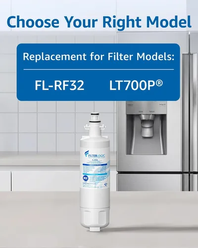 Miniatura 4 de Filterlogic 469690 ADQ36006101 Filtro de agua para refrigerador, repuesto para LG® LT700P®, Kenmore® 9690, 46-9690, 469690, ADQ36006102, LT700PC