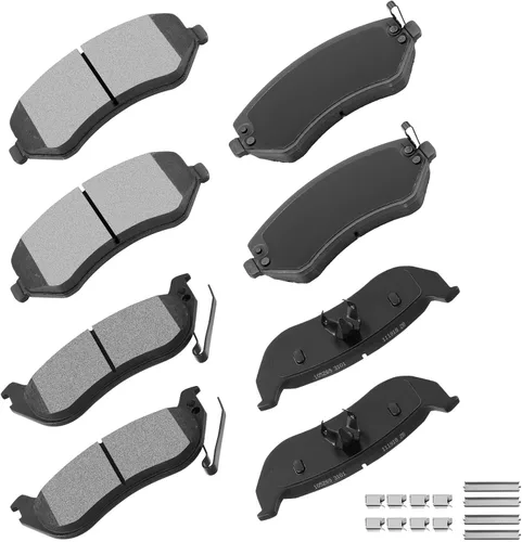 Miniatura 34 de cciyu - Juego de pastillas de freno de cerámica profesionales delanteras - Para Geo Prizm (1993-1997), Toyota Camry (1992-2001), Celica (1994-1997)