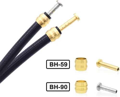 Miniatura 6 de CYSKY Kit de manguera de freno hidráulico para bicicleta 2500mm para Shimano BH59 BH90 Sram Avid System, incluye 8 aceitunas de freno para bicicleta