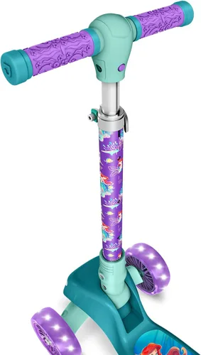 Miniatura 8 de Jetson Character Kids Kick Scooter, luces LED en vástago y ruedas iluminadas, marco ligero, manubrio ajustable en altura, sistema de inclinación