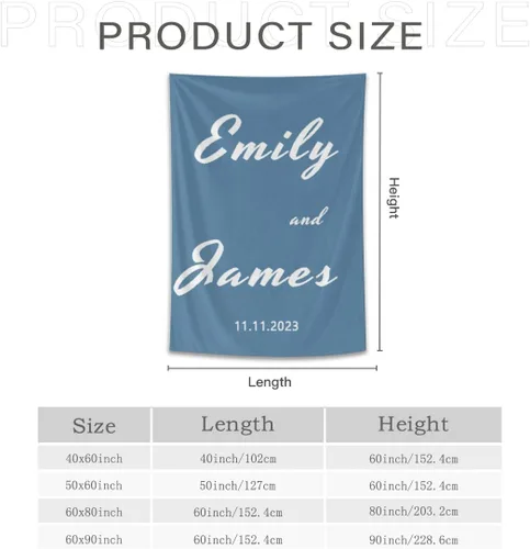 Miniatura 7 de Tapiz de boda personalizable con nombre y foto, colgante de pared personalizado para boda, tapiz de pared personalizado, decoración del hogar, tapiz
