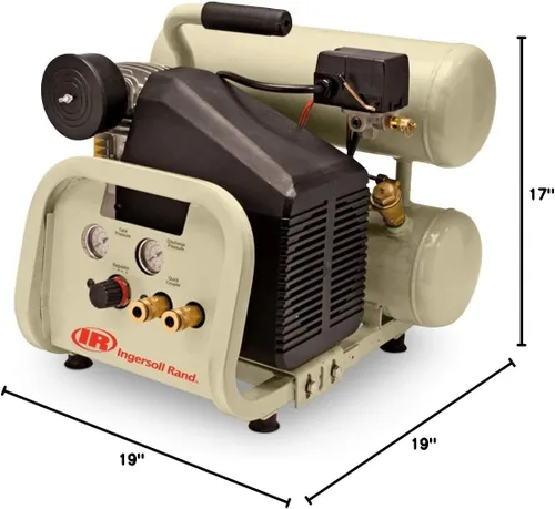 Miniatura 7 de Ingersoll-Rand P1IU-A9 Compresor de aire portátil de doble tanque, 2 HP, 4 galones 42672949