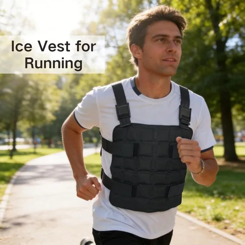 Miniatura 2 de Ice Cooling Vest Neck Cooler for Hot Weather, Reusable Ice Pack Vest with Adjustable Straps, Cold Ice Jacket for Men & Women