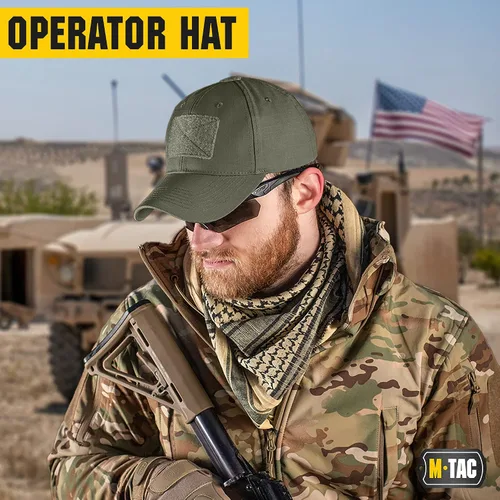 Miniatura 6 de M-Tac Sombrero de operador, gorra de béisbol táctica, sombrero de parche de estilo militar para hombres y mujeres