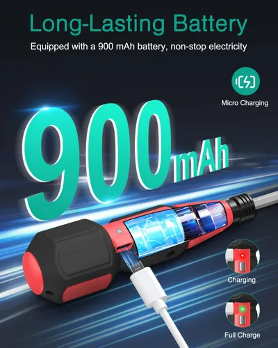 Miniatura 3 de ORIA Juego de destornilladores eléctricos, destornillador inalámbrico recargable, destornillador eléctrico, kit de herramientas de reparación Azul
