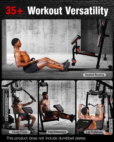 Miniatura 3 de HARISON Gimnasio en casa - Equipo de entrenamiento de cuerpo completo, equipo de ejercicio, equipo de fitness, equipo multifuncional de gimnasio