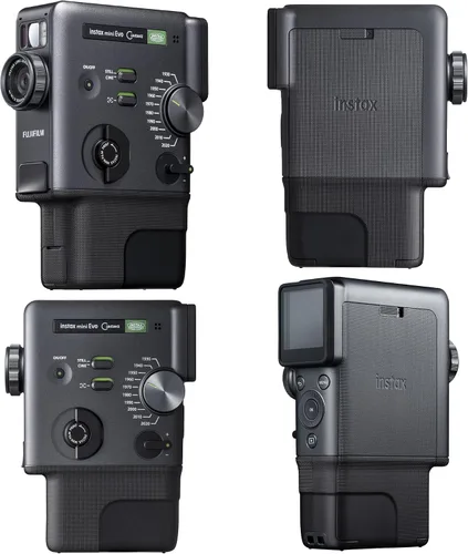 Miniatura 3 de FUJIFILM instax mini Evo Cinema Hybrid - Paquete de cámara instantánea, impresora de cámara 3 en 1 con Bluetooth + Gen Dial para 10 efectos