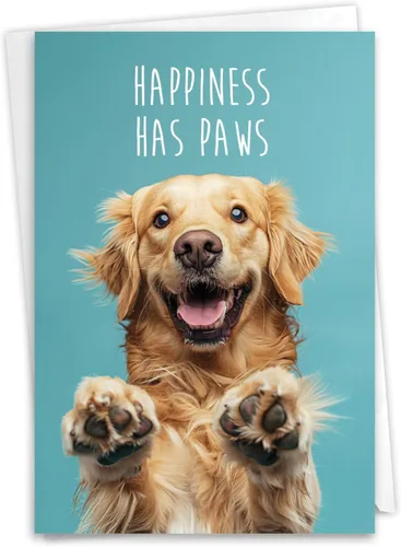 Miniatura 15 de NobleWorks - Tarjeta de felicitación de cumpleaños con sobre de 5 x 7 pulgadas (1 tarjeta), divertida celebración de cumpleaños de animales - Bandas