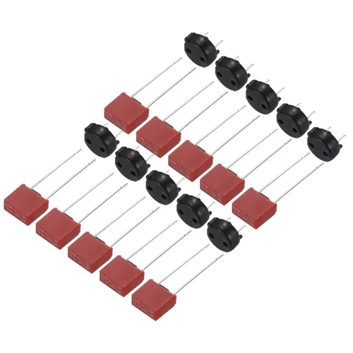 Miniatura 12 de uxcell Juego de 10 piezas de micro fusible cuadrado en miniatura con soporte de fusible para piezas electrónicas PCB LCD reparación, T-1A 1A 250V