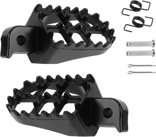 Miniatura 4 de FLYPIG Estriberas de aluminio Reposapiés Reposapiés para Dirt Bike 50 70 90 110 PW50 TW200 XR50R XR70 CRF50 CRF50F CRF70 CRF70F CRF80F CRF100F Negro
