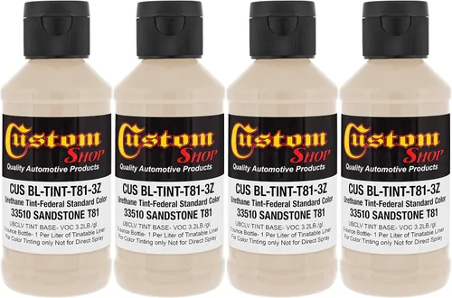 Miniatura 59 de Revestimiento personalizado de 300 ml (color negro metálico) de Urethane Tint concentrado para tintar camión cama revestimiento – Proporcionado