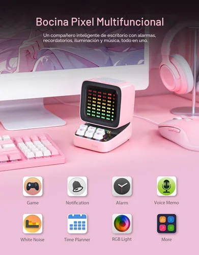 Miniatura 7 de Divoom Ditoo Parent, Rosado