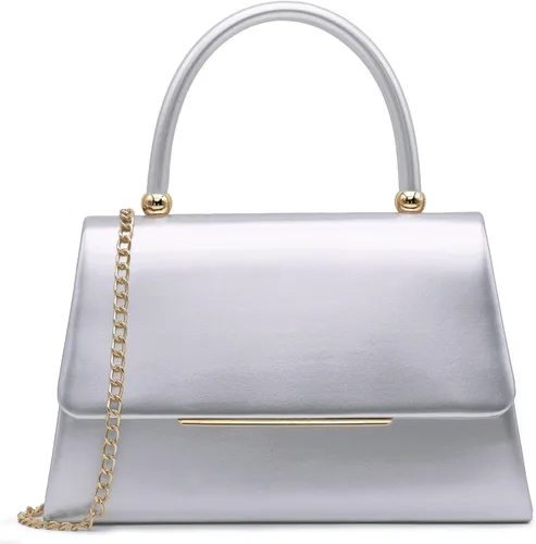 Milisente Bolso de noche para mujer, bolso de mano para fiesta nupcial, bolsos de cóctel y baile de graduación con charol