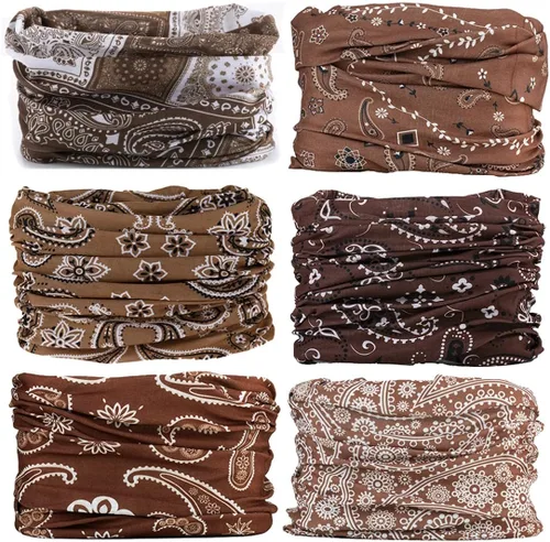 Miniatura 11 de Polaina para el cuello, máscara facial, bufanda bandana para hombres y mujeres, sol, polaina de tubo a prueba de polvo para ciclismo, motocicleta