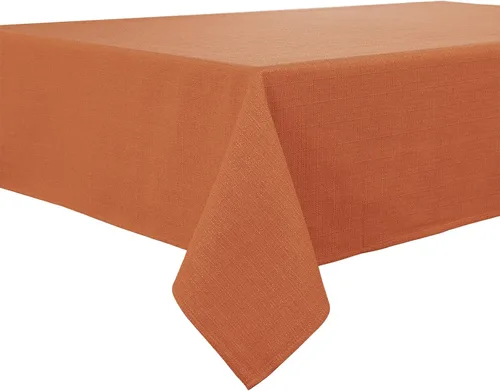 Miniatura 52 de BALCONY & FALCON Mantel rectangular lavable, resistente a las arrugas e impermeable, mantel decorativo de tela de lino para comedor, fiestas
