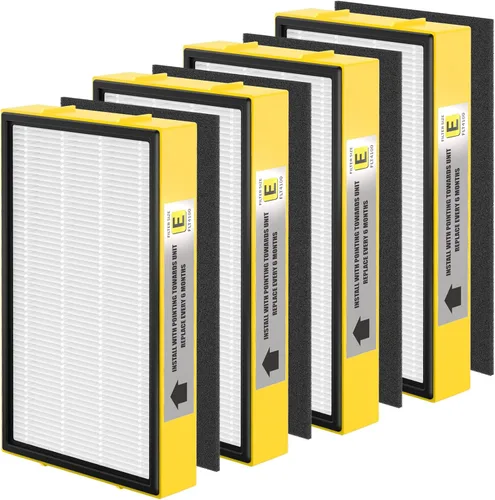 Miniatura 8 de SAKEGDY Filtro E FLT4100 de repuesto compatible con purificadores de aire puro Ge-Guardian AC4100, AC4100CA AC4150BL, AC4150PCA, AC4150P 4 filtros