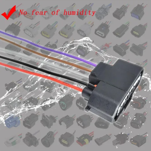 Miniatura 3 de Nuevo Sensor Medidor de Flujo de Aire MAF Compatible con Mazda 2 3 323 5 6 626 B 197400-2010 (Arnés de Conector de Enchufe)