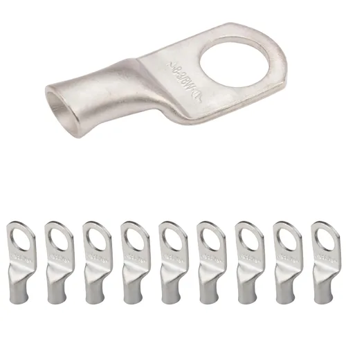 Miniatura 166 de SELTERM 5 piezas terminales de cable de cobre estañado 1/0 AWG perno de 1/2", extremos de cable de batería, terminales de anillo, conectores