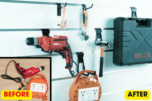 Miniatura 2 de FELLER Ganchos Slatwall y accesorios de Slatwall – Paquete de 20 ganchos y ganchos para pared de láminas individuales y dobles de alta calidad