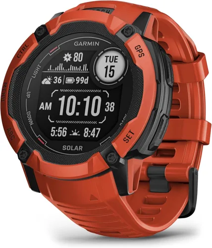 Miniatura 16 de Garmin Instinct 2X Solar, reloj inteligente GPS resistente, linterna incorporada, capacidad de carga solar, GNSS multibanda, grafito, NA/AUS/NZ