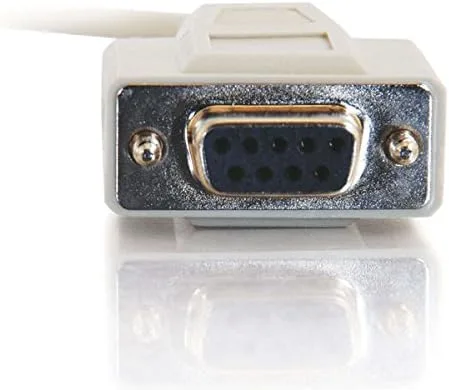 Miniatura 2 de C2G 03045 DB9 FF Serial RS232 Cable de módem nulo, beige (10 pies, 10.0 ft)
