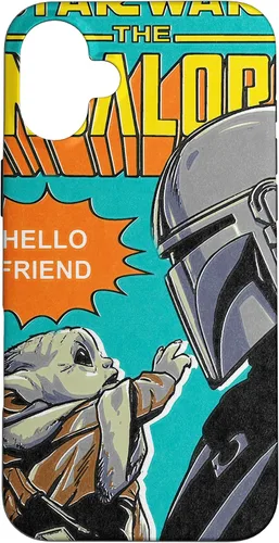 Miniatura 22 de Funda para iPhone 14 Pro Max Star Wars The Mandalorian Mando y el Niño