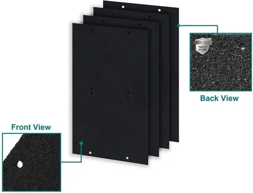 Miniatura 2 de Whirlpool 817600 Prefiltro de carbón genuino – Whishield activado reemplazo ajuste purificador de aire portátil torre WPT60, mediano 4