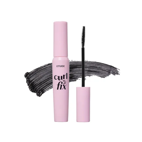 ETUDE Curl Fix Mascara, Máscara de Pestañas, Rizado Fuerte Hacia Arriba, Larga Duración, Impermeable, Ligero, Maquillaje Coreano, Belleza,