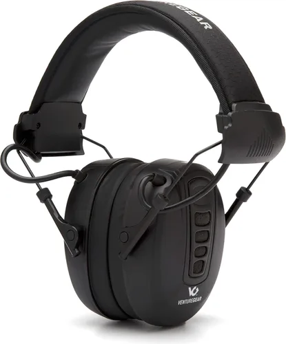 Miniatura 6 de Venture Gear Clandestine - Orejeras electrónicas de protección auditiva NRR 24dB, patrón de grafito negro