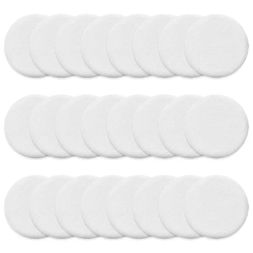 Miniatura 7 de WLLHYF 24 piezas de maquillaje de algodón rosa soplo cosmético redondo para maquillaje facial polvo de terciopelo para polvo suelto, lavable