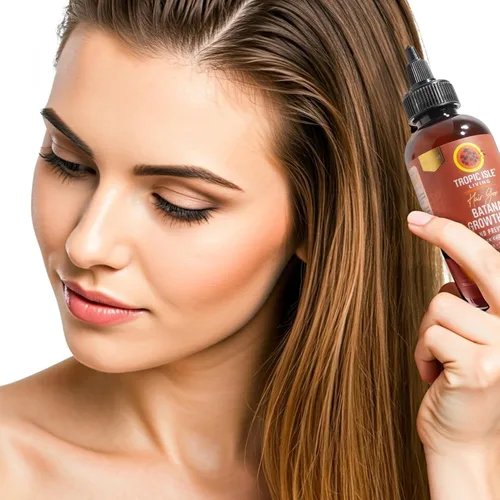 Miniatura 2 de Tropic Isle Living Aceite de crecimiento Batana de 4 onzas, mezcla ligera para el crecimiento y reparación del cabello, aceite nutritivo ligero