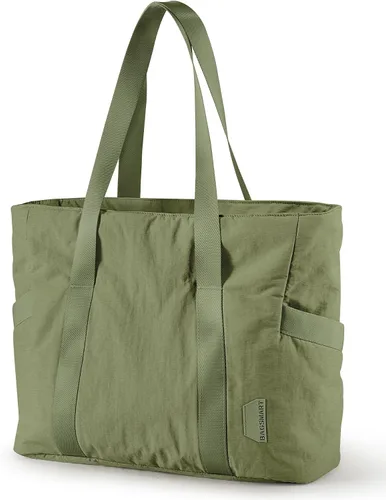 Miniatura 18 de BAGSMART Bolsa de mano para mujer, bolsa de mano con cremallera, bolsa de trabajo con compartimentos, bolsa de hombro para enfermera, para viajes
