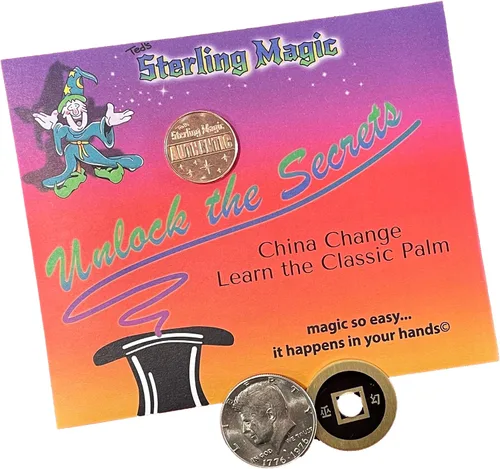 Miniatura 2 de Ted's Sterling Magic Juego de trucos de cambio de China, aprende a dominar la palma clásica con esta transformación fenomenal (edición bicentenaria)