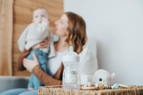 Miniatura 5 de Playtex Baby NATURALATCH - Pezones cómodos de cuello ancho para bebés de 0 meses en adelante, flujo lento (2 unidades), esenciales de alimentación