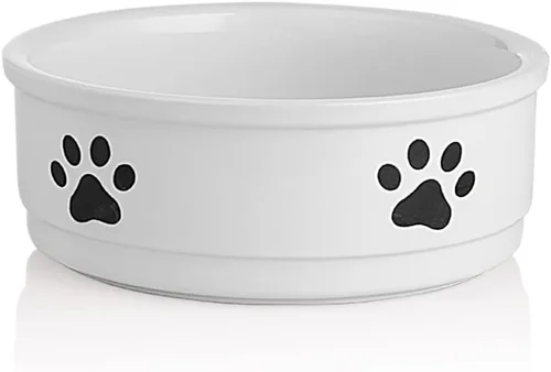 Miniatura 10 de Sweejar Cuencos de Cerámica para Perros, Plato de Comida para Perros Pequeños y Gatos, Cuenco de Porcelana Resistente para Mascotas para Comida
