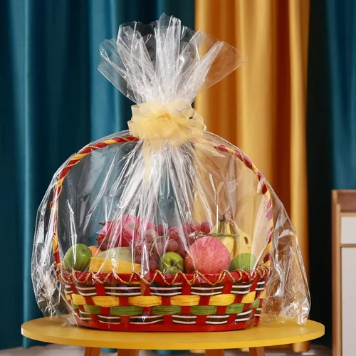 Miniatura 5 de Paquete de 50 bolsas grandes de celofán transparente de 24 x 30 pulgadas, bolsas de regalo de plástico resistente para regalos, artes, manualidades