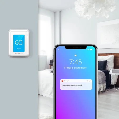 Miniatura 12 de Honeywell Home Termostato inteligente T9 WiFi con 1 sensor inteligente de habitación, pantalla táctil, Alexa y Google Assist