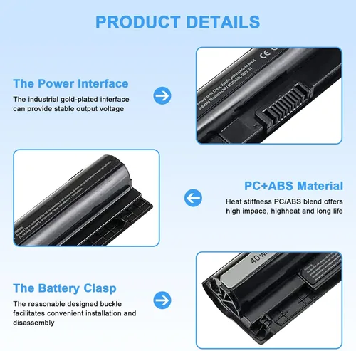 Miniatura 3 de Batería de repuesto M5Y1K de 14.8V 40wh para Dell Inspiron 14 15 17 5000 3000 Series 5559 5558 3451 3452 3458 3551 5458 5755 5756 5759 P47F 51F P52F