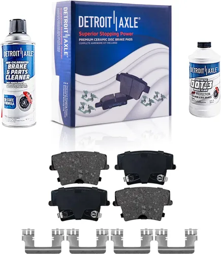 Miniatura 12 de Detroit Axle - Zapatas de freno traseras para Dodge Ram 1500 Buick Century LeSabre Roadmaster Cadillac Brougham Fleetwood DeVille Chevrolet Caprice