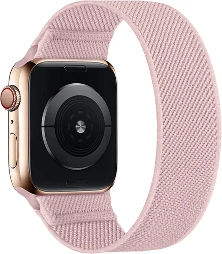 Miniatura 20 de Correa elástica de nailon para Apple Watch, de 1.49, 1.57, 1.61, 1.65, 1.73, 1.77 y 1.772 pulgadas, deportiva, trenzada, Ultra iWatch Serie 8 7 SE 6