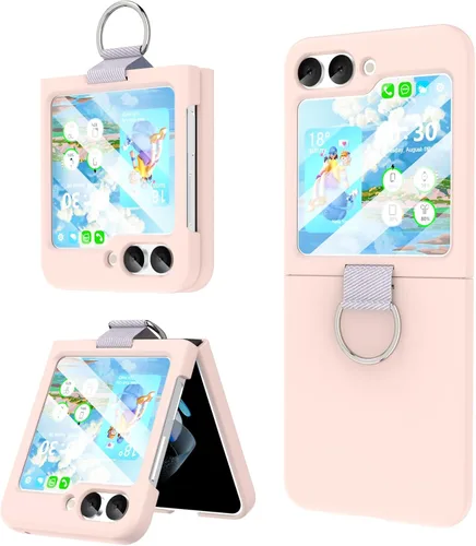 Miniatura 10 de Para Samsung Galaxy Z Flip 4 Funda Con Anillo Cubierta Protectora A Prueba De Golpes Flip Z 4 Funda Del Teléfono Para Galaxy Z Flip 4 5G 2022 - Negro