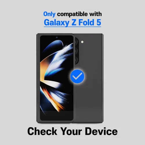 Miniatura 2 de Whitestone - Paquete de 2 protectores de pantalla de privacidad para Galaxy Z Fold 5 2023, protector de vidrio templado privado de cobertura