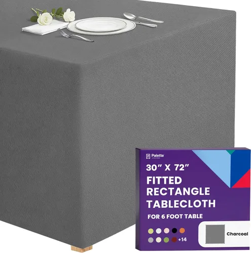 Miniatura 44 de Gee Di Moda - Mantel rectangular a medida en poliéster lavable para mesa de 4 pies, ideal para mesa de bufé, fiestas, cenas, bodas, vacaciones