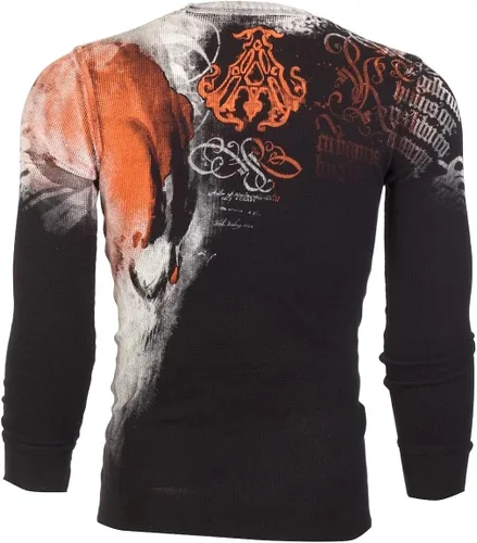 Miniatura 3 de Archaic by Affliction Men's Long Sleeve Thermal Shirt Night Watcher