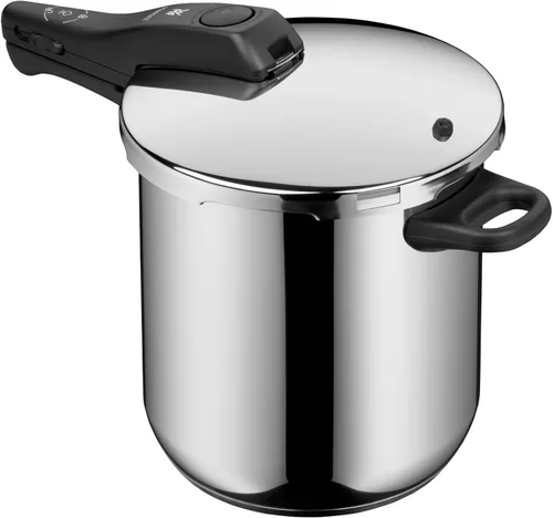 Miniatura 3 de WMF Perfecto – Set con olla rápida de 8.7 in de diámetro 8 litros y medio + cuerpo 4 litros y medio, acero inoxidable Cromargan para inducción