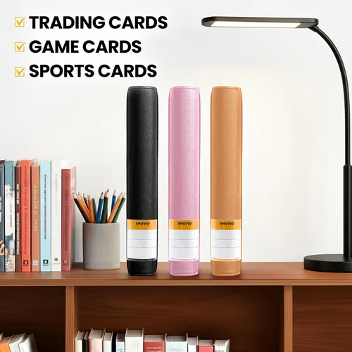 Miniatura 7 de Carpeta de 9 bolsillos para tarjetas coleccionables con 500 fundas para tarjetas, 26 páginas de carga lateral con capacidad para 468 tarjetas