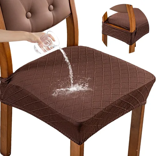 Miniatura 16 de Genina Fundas de asiento impermeables para sillas, fundas de asiento para sillas de comedor, fundas para sillas de cocina, fundas para sillas